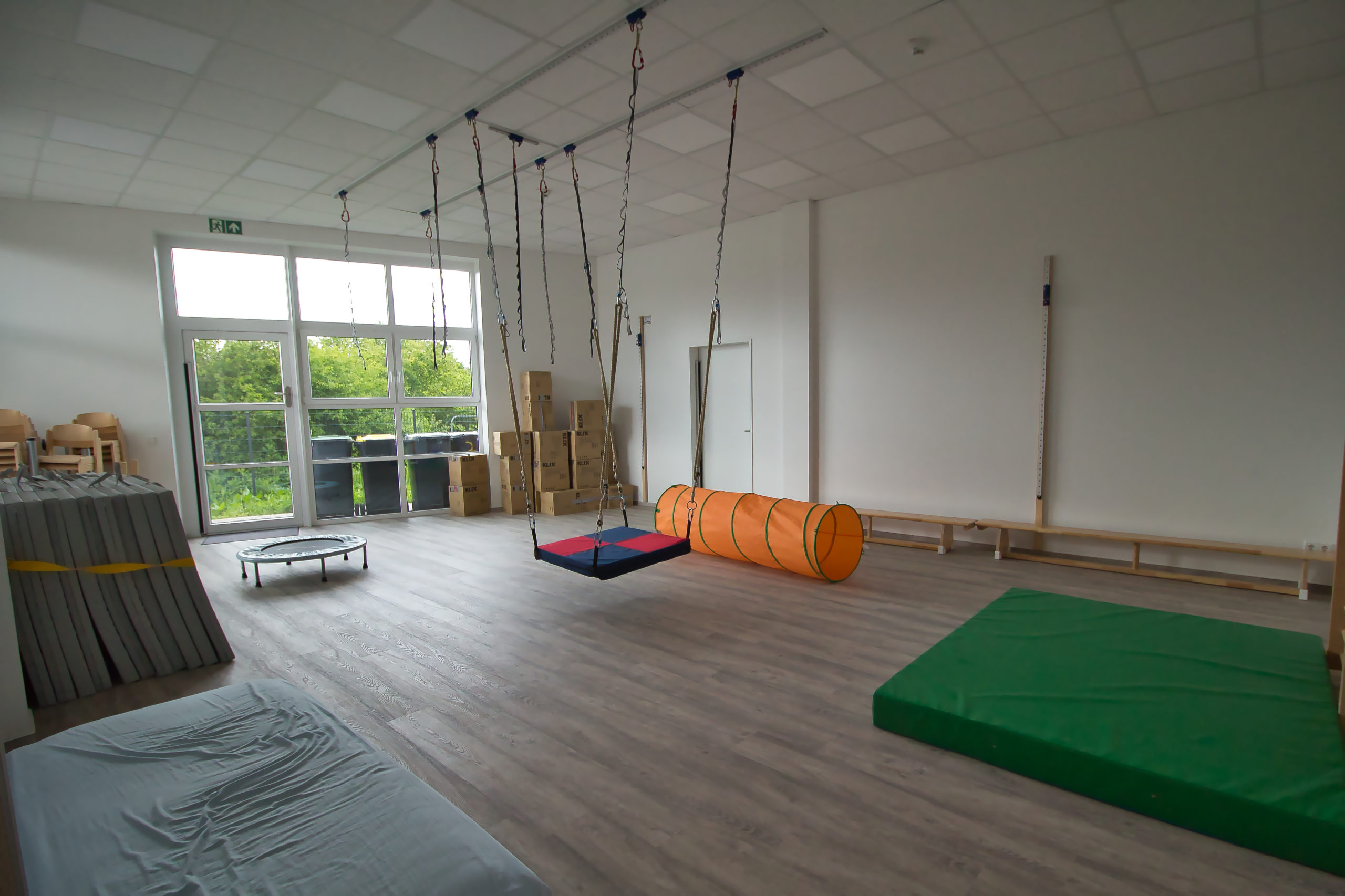 Turnhalle der Kita Villa kunterbunt